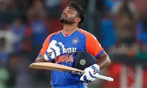 സഞ്ജുവിനെതിരെ സോഷ്യല്‍ മീഡിയയില്‍ വംശീയ അധിക്ഷേപം: നടപടിയെടുക്കണമെന്ന് കോണ്‍ഗ്രസ്