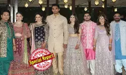 മുംബൈയില്‍ സെലിബ്രേഷന്‍ മൂഡ്! സച്ചിന്റെ മകന്‍ അര്‍ജുന്‍ ടെന്‍ഡുല്‍ക്കര്‍ വിവാഹിതനാകുന്നു; വധു പ്രമുഖ വ്യവസായിയുടെ കൊച്ചുമകള്‍ സാനിയ ചന്ദോക്ക്; മെഹന്തി, സംഗീത് ചടങ്ങില്‍ തിളങ്ങി പ്രമുഖ ക്രിക്കറ്റ് താരങ്ങള്‍