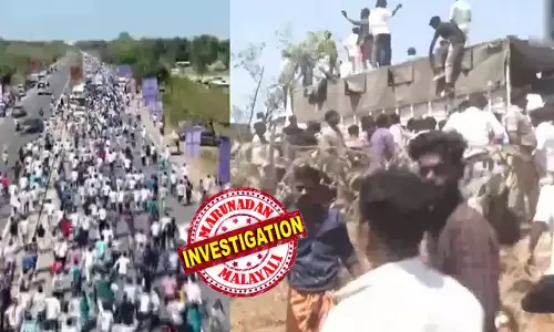 വിജയ്‌യുടെ റാലിയില്‍ വീണ്ടും അപകടം; ബൈക്കുകള്‍ പൊലീസ് വാഹനത്തിലിടിച്ച് രണ്ട് സ്ത്രീകളടക്കം ആറുപേര്‍ക്ക് പരിക്ക്;  ഒരു വിദ്യാര്‍ഥിയുടെ നില ഗുരുതരം; ഞെട്ടിക്കുന്ന ദൃശ്യങ്ങള്‍ പുറത്ത്