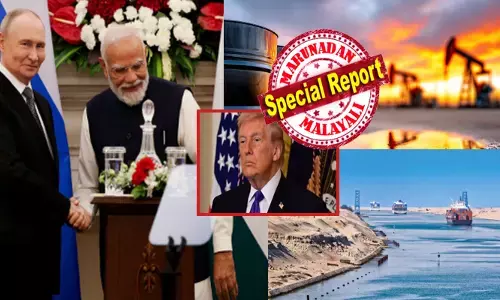 ട്രംപിന്റെ കണ്ണുരുട്ടലിൽ ഒരിക്കലും വീഴില്ലെന്ന് ഉറപ്പിച്ച ഭാരതം; പശ്ചിമേഷ്യ കത്തുമ്പോഴും മോദിയും പുടിനും ഭായ് ഭായ്; റഷ്യയിൽ നിന്ന് ബാരൽ കണക്കിന് ക്രൂഡ് ഓയിൽ ഒഴുകും; എണ്ണയുമായി കപ്പലുകൾ  അടുത്ത ആഴ്ചകളിൽ തീരത്തോട് അടുക്കും; എല്ലാം കൃത്യതയോടെ നിരീക്ഷിച്ച് കേന്ദ്രം; ഹോർമുസ് അടഞ്ഞാലും ഇന്ത്യയിലെ വണ്ടികൾ കൂളായി ഓടും