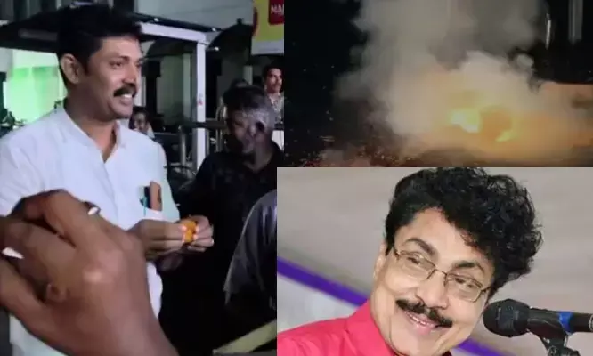 പി കെ ശശി ഇനി കടക്ക് പുറത്ത്!! ആഹ്ളാദ പ്രകടനവുമായി മണ്ണാർക്കാട്ടെ സിപിഎം പ്രവർത്തകർ; പടക്കം പൊട്ടിച്ചും..ലഡു വിതരണം നടത്തിയും മുഴുവൻ ആവേശം