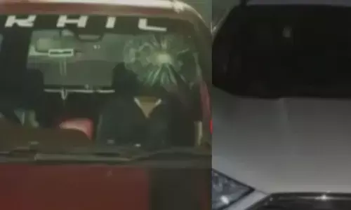 പന്തീരാങ്കാവ് ബൈപ്പാസില്‍ വാഹനങ്ങള്‍ക്ക് നേരെ കല്ലേറ്; കാറുകളുടെയും ലോറിയുടെയും ചില്ല് തകര്‍ത്തു; പ്രതികള്‍ക്കായി തിരച്ചില്‍