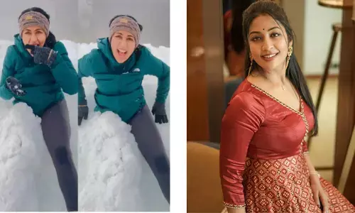 കൊടും മഞ്ഞിൽ കുഞ്ഞ് കുട്ടികളെ പോലെ കളിക്കുന്ന നവ്യ നായർ; ഒപ്പം മഞ്ഞ് കട്ടകൾ വാരി കഴിച്ച് താരം; നല്ല ടേസ്റ്റ് ഉണ്ടെന്നും റിപ്ലൈ; ഇത് മാരക വേർഷൻ തന്നെയെന്ന് ആരാധകർ