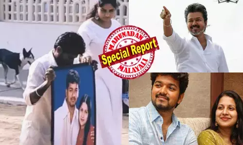 എന്റെ അണ്ണന്..കുറച്ച് സമാധാനം വേണം!! വേളാങ്കണ്ണി പള്ളി നടയിൽ വിജയ് യുടെയും സംഗീതയുടെയും ആ പഴയ ചിത്രം കൈയിലേന്തി മുട്ടില്‍ ഇഴയുന്ന ഒരാൾ; എല്ലാം കണ്ട് അന്തം വിട്ട് വിശ്വാസികൾ; ആരാധകന്റെ വേറിട്ട പ്രാർത്ഥനയിൽ സോഷ്യൽ മീഡിയയിൽ പൊരിഞ്ഞ ചർച്ച