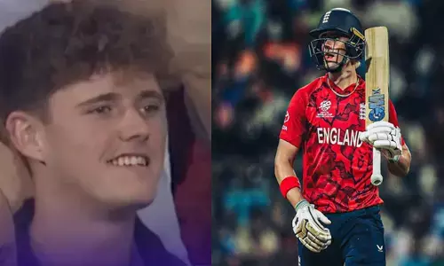 അന്ന് ഗാലറിയിൽ തുള്ളിച്ചാടിയ ഫാൻ ബോയ്, ഇന്ന് ഇന്ത്യയെ വിറപ്പിച്ച വെടിക്കെട്ട് ബാറ്റ്സ്മാൻ; ടീമിന്റെ തോൽവിയിലും ഹീറോയായ ജേക്കബ് ബെഥേൽ; നാല് വർഷം മുൻപത്തെ വീഡിയോയുമായി ഐസിസി