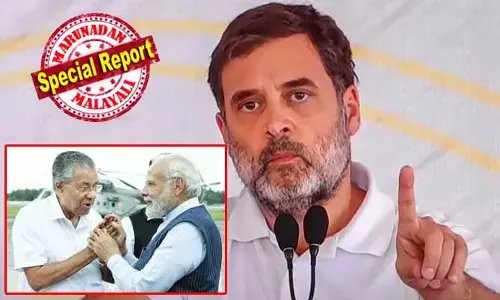 മോദിയെ നിയന്ത്രിക്കുന്നത് ട്രംപ്; അതുപോലെ പിണറായി വിജയനെ മോദി നിയന്ത്രിക്കുന്നു; കേരളത്തില്‍ സിജെപി, സിപിഎമ്മും ബിജെപിയും യുഡിഎഫിനെ തോല്‍പ്പിക്കാന്‍ കൈ കോര്‍ക്കുന്നുവെന്ന് രാഹുല്‍ ഗാന്ധി; സംഘനൃത്തം ചെയ്യുമ്പോള്‍ ഒരുമിച്ച് ചെയ്യൂ, ഒറ്റക്ക് നിന്ന് കുളമാക്കരുതെന്ന്  കോണ്‍ഗ്രസ് നേതാക്കള്‍ക്ക് രാഹുലിന്റെ മുന്നറിയിപ്പും