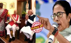 രാഷ്ട്രപതി നില്‍ക്കുമ്പോള്‍ ഇരുന്ന പ്രധാനമന്ത്രിയെ കണ്ടോ? അദ്വാനിക്ക് ഭാരതരത്‌ന സമ്മാനിക്കുന്ന പഴയ ചിത്രം കുത്തിപ്പൊക്കി ദീദിയുടെ തിരിച്ചടി; വോട്ട് തേടിയെത്തുന്ന വോട്ട് പക്ഷിയെന്ന് പരിഹാസം! ബംഗാളില്‍ രാഷ്ട്രപതിയെ ചൊല്ലി കേന്ദ്രം-സംസ്ഥാന യുദ്ധം മുറുകുന്നു; പ്രോട്ടോക്കോള്‍ ലംഘനത്തില്‍ വിശദീകരണം തേടി