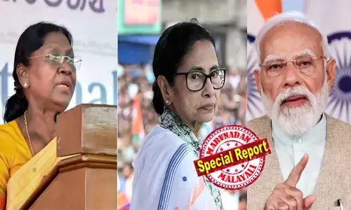 വാഷ്റൂമില്‍ വെള്ളമില്ല, റോഡുകളില്‍ കുന്നുകൂടിക്കിടന്ന മാലിന്യങ്ങള്‍; സ്വീകരിക്കാന്‍ മുഖ്യമന്ത്രി എത്തിയില്ല; ബംഗാളില്‍ രാഷ്ട്രപതിക്ക് നേരിടേണ്ടി വന്നത് കൊടിയ അവഗണന; തൃണമൂലിന്റെ അഹങ്കാരം തകര്‍ക്കുമെന്ന് പ്രധാനമന്ത്രി; 5 മണിക്ക് മുമ്പ് ചീഫ് സെക്രട്ടറി മറുപടി നല്‍കണമെന്ന് കേന്ദ്ര ആഭ്യന്തര സെക്രട്ടറി; മറുപടിയുമായി മമത; ആളിപ്പടര്‍ന്ന് കേന്ദ്ര-ബംഗാള്‍ പോര്