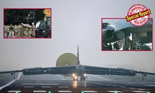 ഇറാനെ ചാരമാക്കാന്‍ ട്രംപിന്റെ സീക്ക് ആന്‍ഡ് ഡിസ്‌ട്രോയ്;  ബ്രിട്ടനിലെ ആര്‍എഎഫ് ഫെയര്‍ഫോര്‍ഡില്‍ പറന്നിറങ്ങിയത് അമേരിക്കയുടെ ബോംബര്‍ നിര! മിസൈലുകള്‍ ലോഡ് ചെയ്തു, ടാര്‍ഗെറ്റുകള്‍ ഉറപ്പിച്ചു;  ഇന്ന് രാത്രി തീപാറും എന്ന് മുന്നറിയിപ്പ്;  ഇറാന്റെ ഹൃദയഭാഗങ്ങളില്‍ പ്രഹരമേല്‍പ്പിക്കാന്‍ നീക്കം