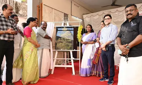 എളമക്കര ഗവ. ഹയര്‍ സെക്കണ്ടറി സ്‌കൂളില്‍ ഓപ്പണ്‍ ഓഡിറ്റോറിയം നിര്‍മ്മാണം; ഉദ്ഘാടനം നടത്തി ടി.ജെ. വിനോദ് എം.എല്‍.എ