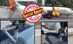 തായ്‌ലാൻഡ് ആകാശത്ത് എത്തിയതും താഴ്ന്ന് പറന്ന ആ വിമാനം; ചെക്ക് ലിസ്റ്റ് എല്ലാം പൂർത്തിയാക്കി ലാൻഡിംഗ് ഗിയർ ഡൗൺ ചെയ്ത് യാത്ര; പതിയെ വേഗത കുറച്ച് റൺവേ ടച്ച് ആയതും യാത്രക്കാർക്ക് നെഞ്ചിടിപ്പ്; നോസ് വീൽ ഒടിഞ്ഞ എയർ ഇന്ത്യ എക്സ്പ്രെസ്സിനെ അതിസാഹസികമായി കണ്ട്രോൾ ചെയ്ത് പൈലറ്റ്; ഒഴിവായത് വൻ ദുരന്തം;