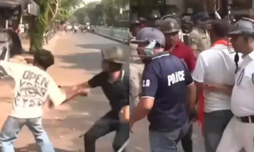 ബംഗാളിലെ രാഷ്ട്രീയപ്പോര് തെരുവിലേക്ക്; പ്രധാനമന്ത്രിയുടെ റാലിക്ക് തൊട്ടുമുമ്പ് കല്ലേറും അസഭ്യവര്‍ഷവും; കൊല്‍ക്കത്തയില്‍  തെരുവ് യുദ്ധക്കളമാക്കി തൃണമൂല്‍ - ബിജെപി പ്രവര്‍ത്തകര്‍