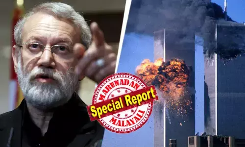 ഇറാനെ പ്രതിയാക്കാന്‍ എപ്സ്റ്റീന്‍ നെറ്റ്വര്‍ക്കിലെ ശേഷിക്കുന്ന അംഗങ്ങള്‍ 9/11 ന് സമാനമായ ആക്രമണം ആസൂത്രണം ചെയ്യുന്നു; ഇറാന്‍ ഭീകരതയെ ശക്തമായി എതിര്‍ക്കുന്നു, അമേരിക്കന്‍ പൊതുജനങ്ങളെ ശത്രുവായി കണക്കാക്കുന്നില്ല; മുന്നറിയിപ്പുമായി അലി ലാരിജാനി