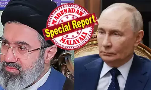 പ്രത്യേക സൈനിക വിമാനത്തില്‍ മുജ്തബയെ മോസ്‌കോയിലേക്ക് മാറ്റിയതായി കുവൈത്ത് പത്രം അല്‍ ജരീദ; ഇറാന്റെ പരമോന്നത നേതാവ് മുജ്തബ ഖമനേയി റഷ്യയില്‍ ചികിത്സയിലെന്ന് റിപ്പോര്‍ട്ട്; വിമാനം വിട്ടുനല്‍കിയത് പുടിന്‍; ഇറാന്‍ നേതാവിന്റെ നില അതീവ ഗുരുതരമെന്ന് അഭ്യൂഹം; അമേരിക്കന്‍ യുദ്ധക്കപ്പലില്‍ തീപ്പിടിത്തം; ഇസ്രയേല്‍ രണ്ടും കല്‍പ്പിച്ച്; പശ്ചിമേഷ്യ യുദ്ധഭീതിയില്‍