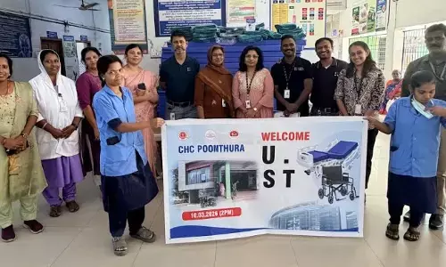 സിഎസ്ആര്‍ പ്രവര്‍ത്തനങ്ങളുടെ ഭാഗമായി പൂന്തുറ സാമൂഹിക ആരോഗ്യ കേന്ദ്രത്തിനു സഹായം നല്‍കി യു എസ് ടി