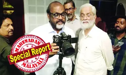 വിപ്ലവ വീര്യത്തില്‍ തുടങ്ങിയ ബന്ധത്തിന് ദശാബ്ദങ്ങള്‍ക്കിപ്പുറവും പൊന്‍തിളക്കം; രാഷ്ട്രീയം വേറെ, ചങ്ങാത്തം വേറെ! സി.പി. ജോണിന്റെ പോസ്റ്റര്‍ ഷൂട്ടിന് നിര്‍ദ്ദേശങ്ങളുമായി സുരേഷ് കുറുപ്പ്; ചങ്ങനാശേരിയിലെ ഹോട്ടലില്‍ നടന്നത് അപൂര്‍വ്വ സംഗമം; ചുവപ്പും വെള്ളയും കലര്‍ന്ന സുഹൃദ്ബന്ധം; ഞെട്ടി സിപിഎം; സുരേഷ് കുറുപ്പും യുഡിഎഫിലേക്കോ?