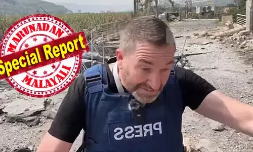 ലൈവ് റിപ്പോര്‍ട്ടിങ്ങിനിടെ മിസൈല്‍ ആക്രമണം; ബ്രിട്ടീഷ് മാധ്യമപ്രവര്‍ത്തകന്‍ സ്റ്റീവ് സ്വീനിക്കും ക്യാമറാമാനും പരിക്ക്; ആക്രമണം മനഃപൂര്‍വമെന്ന് ആരോപണം