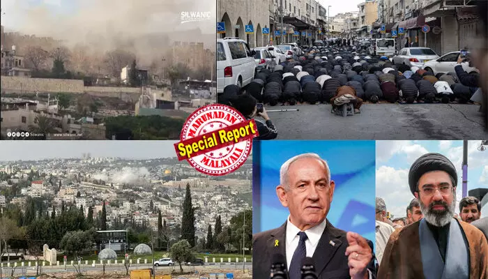 ഈദിന് പുണ്യഭൂമിയെ നടുക്കി ഇറാന്റെ മിസൈല് പ്രഹരം; ജറുസലേമില് അല് അഖ്സ പള്ളിക്ക് തൊട്ടടുത്ത് സ്ഫോടനം! 60 വര്ഷത്തിനിടെ ആദ്യമായി പെരുന്നാള് നിസ്കാരം തെരുവോരത്ത്; വിശ്വാസികളെ കണ്ണീരിലാഴ്ത്തി ജറുസലേമിലെ പുണ്യസ്ഥലങ്ങള് അടച്ചു; മുല്ലമാരുടെ ഭരണകൂടത്തിന്റെ യഥാര്ത്ഥ മുഖം ഇതാണെന്ന് ഇസ്രായേല്! ഈദിന് പുണ്യഭൂമിയെ നടുക്കി ഇറാന്റെ മിസൈല് പ്രഹരം; ജറുസലേമില് അല് അഖ്സ പള്ളിക്ക് തൊട്ടടുത്ത് സ്ഫോടനം! 60 വര്ഷത്തിനിടെ ആദ്യമായി പെരുന്നാള് നിസ്കാരം തെരുവോരത്ത്; വിശ്വാസികളെ കണ്ണീരിലാഴ്ത്തി ജറുസലേമിലെ പുണ്യസ്ഥലങ്ങള് അടച്ചു; മുല്ലമാരുടെ ഭരണകൂടത്തിന്റെ യഥാര്ത്ഥ മുഖം ഇതാണെന്ന് ഇസ്രായേല്!