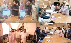 മുഹൂര്‍ത്തം തെറ്റരുതെന്ന് പത്മജയ്ക്കും ബിജെപിക്കും വാശി; ക്യൂ തെറ്റിച്ച് പത്രിക നല്‍കിയാല്‍ വിവരമറിയുമെന്ന് വി എസ് സുനില്‍ കുമാര്‍ അടക്കം എല്‍ഡിഎഫ് നേതാക്കള്‍; തൃശൂര്‍ കളക്ടറേറ്റില്‍ ഊഴ തര്‍ക്കത്തില്‍ കശപിശ; ഒടുവില്‍ ആരെയും നോവിക്കാതെ ഉദ്യോഗസ്ഥര്‍ പണി പറ്റിച്ചത് ഇങ്ങനെ