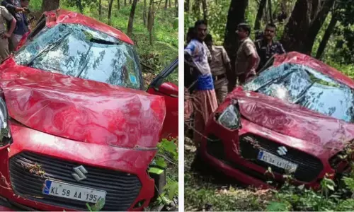 നെടുംപൊയില്‍ ചുരത്തില്‍ കാര്‍ താഴ്ചയിലേക്ക് മറിഞ്ഞു; 78കാരിക്ക് ദാരുണാന്ത്യം