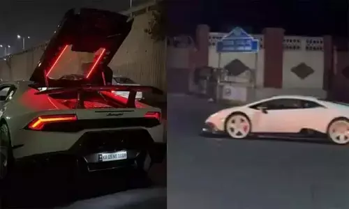 നടുറോഡില്‍ ലംബോര്‍ഗിനിയില്‍ അഭ്യാസപ്രകടനം; വീഡിയോ വൈറലായതോടെ പണി പാളി; കാര്‍ കസ്റ്റഡിയിലെടുത്തു പോലീസ്