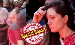 പ്രചണ്ഡയായ കൊടുങ്ങല്ലൂര്‍ ഭഗവതിയുടെ ചൈതന്യം ആ മനസ്സിലും മെയ്യിലും പാഞ്ഞുകയറി; ചെമ്പട്ടുടുത്ത് കൊടുങ്ങല്ലൂരമ്മയുടെ തിരുമുറ്റത്ത് ആവേശമായി സ്പാനിഷ് വ്‌ലോഗര്‍; ഭരണിപ്പകര്‍ച്ചകള്‍ക്കിടെ വിസ്മയക്കാഴ്ച; യാത്രാ വിവരണത്തിന് എത്തി കൊടുങ്ങല്ലൂരിലെ ഐതീഹൃ പെരുമയില്‍ വൈറല്‍; നിത്യാശ്രീ പൗള സെഗാര വിശ്വാസികളെ അമ്പരപ്പിച്ചപ്പോള്‍