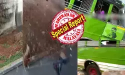 ക്വാറിയിൽ പാറ പൊട്ടിത്തെറിക്കുന്ന പോലെത്തെ ശബ്ദം കേട്ട് ഉറങ്ങിക്കിടന്ന വീട്ടുകാർ വരെ ചാടി എഴുന്നേറ്റു; പാഞ്ഞെത്തി നോക്കുമ്പോൾ സൈഡിൽ വിജയ്‌യുടെ സ്റ്റിക്കർ പതിപ്പിച്ച ബസ് തകർന്നുതരിപ്പണമായി കിടക്കുന്ന കാഴ്ച; രാവിലെ രണ്ടറ്റം കൂട്ടിമുട്ടിക്കാൻ ഓടിയ ഓട്ടത്തിൽ ആ കുടുംബം രക്ഷപ്പെട്ടത് ഭാഗ്യം കൊണ്ട്; അപകടത്തിന്റെ അതിഭീകര ദൃശ്യങ്ങൾ പുറത്ത്