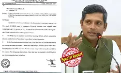 ബിജെപിക്കും തെരഞ്ഞെടുപ്പ് കമ്മീഷനും ഒരേ സീല്‍?  ആ താമര വിരിഞ്ഞത് എങ്ങനെ? പിഴവ് സമ്മതിച്ച് തെരഞ്ഞെടുപ്പ് കമ്മീഷന്‍;  അത് സാങ്കേതിക പിഴവ്; വിശദീകരണവുമായി മുഖ്യ തെരഞ്ഞെടുപ്പ് ഓഫീസര്‍