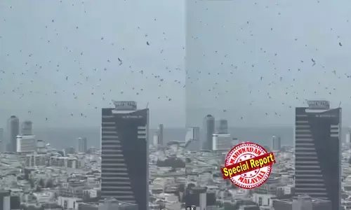 ദൈവത്തിന്റെ വലിയ അത്താഴത്തിനായി! ബൈബിള്‍ പ്രവചനം സത്യമാകുന്നുവോ? ടെല്‍ അവീവിലെ അസ്രിയേലി ടവറുകള്‍ക്ക് മുകളില്‍ ആകാശത്തെ കറുപ്പണിയിച്ച് കാക്കക്കൂട്ടം! ഇസ്രയേലില്‍ വരാനിരിക്കുന്നത് മഹാവിപത്തോ അതോ വെറും പ്രകൃതി പ്രതിഭാസമോ?  സമൂഹമാധ്യമങ്ങളില്‍ ഭീതി പടര്‍ത്തി ഭയാനകമായ പ്രവചനങ്ങള്‍