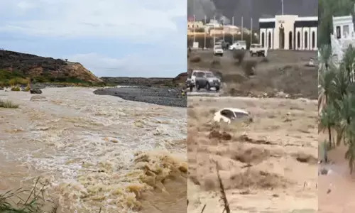 അണക്കെട്ടുകളിൽ ജലനിരപ്പ് ഉയരുന്നു; ആമിറാത്തിലുള്ള ഓടകൾ എല്ലാം നിറഞ്ഞൊഴുകി; ഒമാനിൽ കനത്ത മഴ തുടരുന്നു; പൊതുജനങ്ങൾക്ക് മുന്നറിയിപ്പ് നൽകി അധികൃതർ