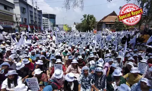 സ്വകാര്യ ആശുപത്രികളിലെ നഴ്‌സുമാരുടെ ശമ്പള പരിഷ്‌കരണ ചര്‍ച്ച പരാജയം; വഴങ്ങാത്ത് 25 ഓളം കോര്‍പറേറ്റ് ഹോസ്പിറ്റലുകള്‍; രോഗികളെ പിഴിഞ്ഞ് കൊള്ള ബില്ലുകള്‍ വാങ്ങി തടിച്ചു കൊഴുത്തവര്‍ക്ക് നഴ്‌സുമാരോട് അനുകമ്പയില്ല; നാളെ മുതല്‍ ധാരണയാകാത്ത ആശുപത്രികളില്‍ അനിശ്ചിതകാല സമരം പുനരാംരംഭിക്കുമെന്ന് യുഎന്‍എ