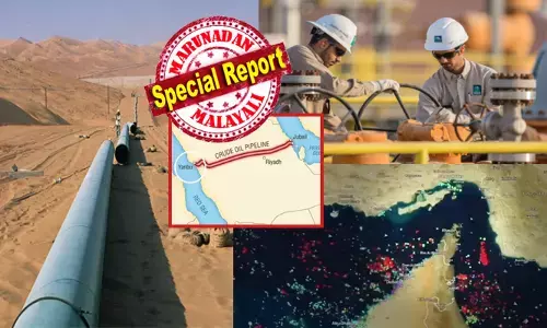 നബിയുടെ പ്രവചനം പോലെ സത്യം! ലോകത്തിന്റെ ജീവനാഡിയായ ജലപാതയിൽ പശ്ചിമേഷ്യൻ യുദ്ധം തുടങ്ങിയത് മുതൽ നടക്കുന്നത് ഇതുവരെയും കേട്ട് കേൾവി പോലുമില്ലാത്ത കാര്യങ്ങൾ; രാജ്യങ്ങൾ ഇന്ധന പ്രതിസന്ധിയിൽ വലയുന്നതിനിടെ സൗദിയെ കാത്ത് പരിപാലിച്ചത് ആ രക്ഷാകവചം; സൗദി അറേബ്യയുടെ വമ്പൻ മാസ്റ്റർ പ്ലാനിൽ അമ്പരപ്പ്; കിഴക്കൻ എണ്ണപ്പാടങ്ങൾ വീണ്ടും ചർച്ചകളിൽ