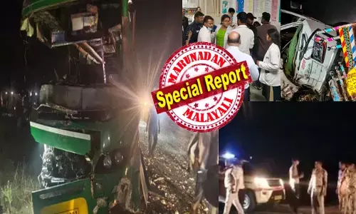 മുഖ്യമന്ത്രിയുടെ പരിപാടിയിൽ പങ്കെടുത്ത് മടങ്ങവേ വൻ ദുരന്തം; ബസും പിക്കപ്പ് വാനും തമ്മിലുള്ള കൂട്ടിയിടയിൽ പൊലിഞ്ഞത് പത്ത് ജീവനുകൾ; നിരവധി പേർക്ക് പരിക്ക്; നടുക്കം മാറാതെ പ്രദേശം