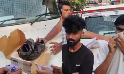 ഷൂവിനുള്ളിൽ ഒരു പേപ്പർ പൊതി; അത് എന്തെന്ന് പരിശോധിച്ച പോലീസിന് ഞെട്ടൽ; കണ്ണൂരിൽ എംഡിഎംഎയുമായി രണ്ട് യുവാക്കൾ അറസ്റ്റിൽ