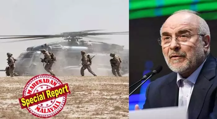 അമേരിക്ക, പരസ്യമായി ചര്ച്ചയുടെ സന്ദേശങ്ങള് അയക്കുന്നു; എന്നാല് രഹസ്യമായി കരയാക്രമണത്തിന് പദ്ധതിയിടുന്നു; യു എസ് സൈന്യത്തെ കാത്തിരിക്കുന്നത് തീക്കളി; നേരിടാന് തയ്യാറായി ഞങ്ങളുടെ സൈന്യം കാത്തിരിക്കയാണ്; അവരെ അഗ്നിക്കിരയാക്കാന് ഇറാന് മടിക്കില്ല; കരയുദ്ധത്തിന് ഒരുങ്ങുന്ന അമേരിക്കയ്ക്ക് മുന്നറിയിപ്പുമായി ഇറാന് പാര്ലമെന്റ് സ്പീക്കര് അമേരിക്ക, പരസ്യമായി ചര്ച്ചയുടെ സന്ദേശങ്ങള് അയക്കുന്നു; എന്നാല് രഹസ്യമായി കരയാക്രമണത്തിന് പദ്ധതിയിടുന്നു; യു എസ് സൈന്യത്തെ കാത്തിരിക്കുന്നത് തീക്കളി; നേരിടാന് തയ്യാറായി ഞങ്ങളുടെ സൈന്യം കാത്തിരിക്കയാണ്; അവരെ അഗ്നിക്കിരയാക്കാന് ഇറാന് മടിക്കില്ല; കരയുദ്ധത്തിന് ഒരുങ്ങുന്ന അമേരിക്കയ്ക്ക് മുന്നറിയിപ്പുമായി ഇറാന് പാര്ലമെന്റ് സ്പീക്കര്