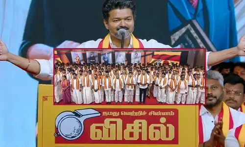 വിസിലിന് വോട്ട് ചെയ്യുക, ഇത് വിസില്‍ വിപ്ലവ തിരഞ്ഞെടുപ്പാണ്!; കന്നിയങ്കത്തിന് ടിവികെ സ്ഥാനാര്‍ത്ഥികളെ പ്രഖ്യാപിച്ച് വിജയ്; ടിവികെ അധ്യക്ഷന്‍ ജനവിധി തേടുക  പെരമ്പൂര്‍, തിരുച്ചിറപ്പള്ളി ഈസ്റ്റ് മണ്ഡലങ്ങളില്‍; ലക്ഷ്യം ലഹരി ഇല്ലാത്ത തമിഴ്‌നാട്; യുവാക്കള്‍ക്ക് അടക്കം വമ്പന്‍ വാഗ്ദാനങ്ങളുമായി പ്രഖ്യാപനം