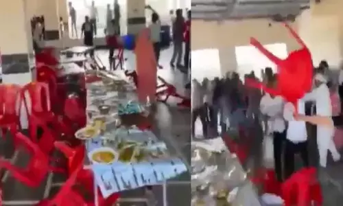 ചിക്കന്‍ ബിരിയാണിയില്‍ ലെഗ് പീസ് കിട്ടിയില്ല; വിവാഹപ്പന്തലില്‍ കൂട്ടത്തല്ല്! യുപിയിലെ അംറോഹയില്‍ വരന്റെ വീട്ടുകാര്‍ അഴിഞ്ഞാടി; കസേരകളും മേശകളും തല്ലിത്തകര്‍ത്തു