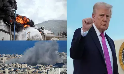 ഇസ്രയേലില്‍ ഹിസ്ബുള്ളയുടെ മിസൈല്‍ ആക്രമണത്തില്‍ എണ്ണ ശുദ്ധീകരണ ശാലയ്ക്ക് തീപിടിച്ചു; ഹോര്‍മുസ് കടലിടുക്ക് ഉടനടി തുറന്നില്ലെങ്കില്‍ വൈദ്യുതി നിലയങ്ങളും ശുദ്ധജല പ്ലാന്റുകളും എണ്ണക്കിണറുകളും ഖാര്‍ഗ് ദ്വീപും ബോംബിട്ടു തകര്‍ക്കുമെന്ന് ട്രംപ്; യുറേനിയം പിടിച്ചെടുക്കാന്‍ കരനീക്കവും; യുഎസ് സൈനികരെ സ്രാവുകള്‍ക്ക് ഇരയാക്കുമെന്ന് ഇറാനും; പ്രകോപനം കടുക്കുന്നു!