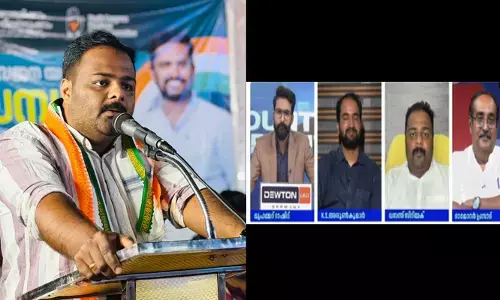 എല്‍ ഡി എഫ് ചിക്കനിട്ട സാമ്പാര്‍ മുന്നണി; മുള്ള് മുരിക്ക് മൂര്‍ഖന്‍ മുന്നണി ആണ് എല്‍ ഡി എഫ് എന്ന് കോണ്‍ഗ്രസ് വക്താവ് വസന്ത് സിറിയക്ക്; മനോരമ കൗണ്ടര്‍ പൊയിന്റില്‍ കയ്യടി നേടി യൂത്ത് കോണ്‍ഗ്രസ് നേതാവ്