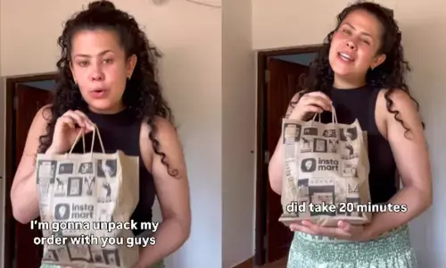 സ്വിഗ്ഗിയിൽ ഒരു ഓർഡർ കൊടുത്തു; 29 മിനിറ്റിൽ സാധനം വീട്ടിലെത്തിയപ്പോൾ കണ്ണ് തള്ളി ക്ലോ; യുകെ ഇന്ത്യയെ കണ്ടു പഠിക്കണം; 800 രൂപയുടെ ബില്ല് കണ്ട് വിദേശി ഞെട്ടിയ കഥ