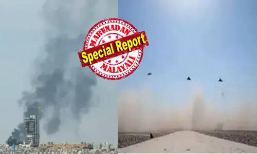 സൗദിയെ ലക്ഷ്യമിട്ട് കുതിച്ച ഇറാനിയൻ ഡ്രോണുകൾ; ഉഗ്ര ശബ്ദത്തിൽ വന്ന് അടിച്ചത് അൽ ഖർജ് പട്ടണത്തിൽ; ആളുകൾ ചിതറിയോടി; അവശിഷ്ടങ്ങൾ തെറിച്ച് വീണ് രണ്ടുപേർക്ക് പരിക്ക്