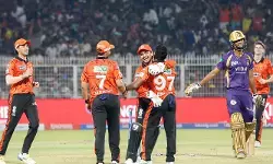 ബാറ്റിങ്ങിന് പിന്നാലെ ബൗളിങ്ങിലും ഉദിച്ചുയര്‍ന്ന് ഹൈദരാബാദ്; കൊല്‍ക്കത്തയെ എറിഞ്ഞിട്ട് സണ്‍റൈസേഴ്സ് ബൗളര്‍മാര്‍; കൊല്‍ക്കത്ത നൈറ്റ് റൈഡേഴ്സിന്റെ തോല്‍വി 65 റണ്‍സിന്; മൂന്ന് വിക്കറ്റുമായി തിളങ്ങി ജയദേവ് ഉനദ്ഘട്ട്; കൊല്‍ക്കത്തയ്ക്ക് തുടര്‍ച്ചയായ രണ്ടാം തോല്‍വി