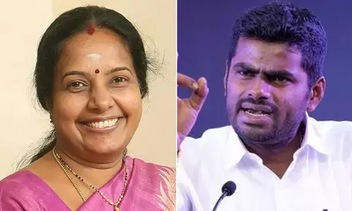 താമര വിരിയും മുന്‍പേ തമിഴ്‌നാട് ബിജെപിയില്‍ പൊട്ടിത്തെറി; മത്സരിക്കുമെങ്കില്‍ കോയമ്പത്തൂരില്‍ മാത്രമെന്ന് അണ്ണാമലെ; തനിക്ക് അവകാശപ്പെട്ടതെന്ന്  വാനതി ശ്രീനിവാസന്‍;നേതാക്കളുടെ തര്‍ക്കം ഏറ്റെടുത്ത് അണികളും; സാമൂഹ്യ മാധ്യമങ്ങളില്‍ വാക്‌പോര്