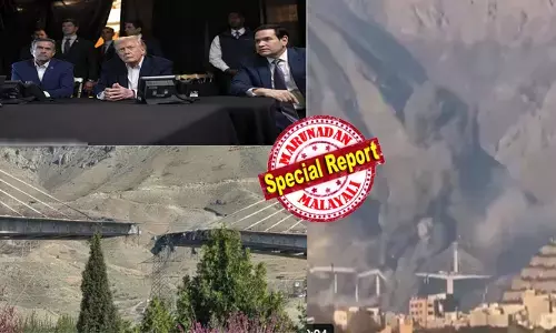 മര്യാദയ്ക്ക് കരാറില്‍ ഒപ്പിട്ടോ, അല്ലെങ്കില്‍ കാണിച്ചുതരാം! ട്രംപിന്റെ അന്ത്യശാസനത്തിന് പിന്നാലെ ഇറാന്റെ അഭിമാനസ്തംഭമായ പശ്ചിമേഷ്യയിലെ ഏറ്റവും ഉയരം കൂടിയ പാലം തകര്‍ത്ത് യുഎസ്; ജോര്‍ദാനിലെ യുഎസ് പോര്‍ വിമാനങ്ങള്‍ ആക്രമിച്ച് തിരിച്ചടിച്ച് ഇറാന്‍; ഹോര്‍മുസ് തുറക്കാനുള്ള ആഗോള യോഗത്തില്‍ നിര്‍ണായകമായി ഇന്ത്യയുടെ സാന്നിധ്യവും