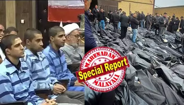 തെരുവുകളില്‍ ചോരപ്പുഴയൊഴുകുന്നു, ജയിലുകള്‍ മരണമുറികളാകുന്നു! പ്രക്ഷോഭകാരികളെ ഓരോരുത്തരെയായി തൂക്കിലേറ്റാന്‍ ഇറാന്‍; കായികതാരങ്ങളെ പോലും വെറുതെ വിടാതെ വധശിക്ഷ; പതിനെട്ടുകാരനെ തൂക്കിലേറ്റിയത് ക്രൂരപീഡനത്തിനൊടുവില്‍; പതറിപ്പോയ ഭരണകൂടം ജനങ്ങളെ നേരിടുന്നത് കൊലക്കയര്‍ കാണിച്ച്!