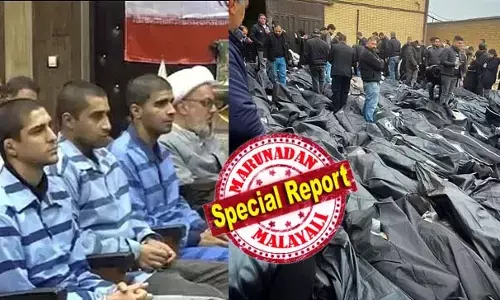 തെരുവുകളില്‍ ചോരപ്പുഴയൊഴുകുന്നു, ജയിലുകള്‍ മരണമുറികളാകുന്നു! പ്രക്ഷോഭകാരികളെ ഓരോരുത്തരെയായി തൂക്കിലേറ്റാന്‍ ഇറാന്‍; കായികതാരങ്ങളെ പോലും വെറുതെ വിടാതെ വധശിക്ഷ; പതിനെട്ടുകാരനെ തൂക്കിലേറ്റിയത് ക്രൂരപീഡനത്തിനൊടുവില്‍; പതറിപ്പോയ ഭരണകൂടം ജനങ്ങളെ നേരിടുന്നത് കൊലക്കയര്‍ കാണിച്ച്!