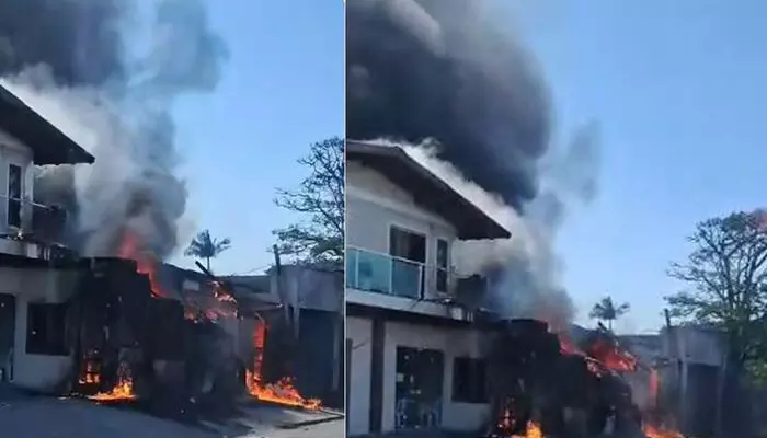 ബ്രസീലില് ചെറുവിമാനം റസ്റ്ററന്റിലേക്ക് തകര്ന്ന് വീണ് തീപിടിച്ചു; നാലു പേര് കൊല്ലപ്പെട്ടു: അപകടം ഇറങ്ങാന് ശ്രമിക്കുന്നതിനിടെ റണ്വേയ്ക്ക് സമീപമുള്ള വൈദ്യുത തൂണിലിടിച്ച് ബ്രസീലില് ചെറുവിമാനം റസ്റ്ററന്റിലേക്ക് തകര്ന്ന് വീണ് തീപിടിച്ചു; നാലു പേര് കൊല്ലപ്പെട്ടു: അപകടം ഇറങ്ങാന് ശ്രമിക്കുന്നതിനിടെ റണ്വേയ്ക്ക് സമീപമുള്ള വൈദ്യുത തൂണിലിടിച്ച്