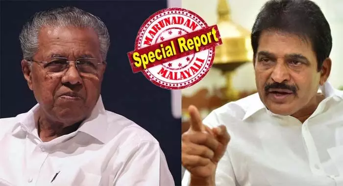 ബി.ജെ.പിയുമായി ഡീലുണ്ടാക്കുന്നതിന്റെ ഭാഗമായി പിണറായി വിജയന് മൂന്ന് തവണ ഡല്ഹിയിലെത്തി; അമിത് ഷായേയും ഗഡ്കരിയേയും കണ്ടു; രഹസ്യകേന്ദ്രത്തിലെത്തിയാണ് നിതിന് ഗഡ്കരിയുമായി ചര്ച്ച നടത്തിയത്; അമിത് ഷായെയും നിര്മല സീതാരാമനെയും കണ്ടത് ഉദ്യോഗസ്ഥരെ ഒഴിവാക്കി; ഡീല് ആരോപണം വീണ്ടുമുയര്ത്തി കെ.സി.വേണുഗോപാല്; സംസ്ഥാനത്താകെ വോട്ട് കച്ചവടമെന്ന് രമേശ് ചെന്നിത്തലയും ബി.ജെ.പിയുമായി ഡീലുണ്ടാക്കുന്നതിന്റെ ഭാഗമായി പിണറായി വിജയന് മൂന്ന് തവണ ഡല്ഹിയിലെത്തി; അമിത് ഷായേയും ഗഡ്കരിയേയും കണ്ടു; രഹസ്യകേന്ദ്രത്തിലെത്തിയാണ് നിതിന് ഗഡ്കരിയുമായി ചര്ച്ച നടത്തിയത്; അമിത് ഷായെയും നിര്മല സീതാരാമനെയും കണ്ടത് ഉദ്യോഗസ്ഥരെ ഒഴിവാക്കി; ഡീല് ആരോപണം വീണ്ടുമുയര്ത്തി കെ.സി.വേണുഗോപാല്; സംസ്ഥാനത്താകെ വോട്ട് കച്ചവടമെന്ന് രമേശ് ചെന്നിത്തലയും