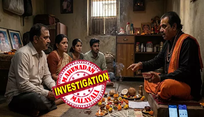 കുടുംബത്തിന്റെ ഐശ്വര്യം കളയാൻ ബന്ധുക്കൾ മന്ത്രവാദം ചെയ്തെന്ന് വിശ്വസിപ്പിച്ചു; പരിഹാരത്തിന് പൂജയും പുണ്യയാത്രയും; ജയിലിൽ പോയാൽ ശാപമെന്ന് ഭീഷണി; ഒന്നരക്കോടി അടിച്ചുമാറ്റിയ മന്ത്രവാദിയുടെ വൻ തട്ടിപ്പ് പുറത്ത് കുടുംബത്തിന്റെ ഐശ്വര്യം കളയാൻ ബന്ധുക്കൾ മന്ത്രവാദം ചെയ്തെന്ന് വിശ്വസിപ്പിച്ചു; പരിഹാരത്തിന് പൂജയും പുണ്യയാത്രയും; ജയിലിൽ പോയാൽ ശാപമെന്ന് ഭീഷണി; ഒന്നരക്കോടി അടിച്ചുമാറ്റിയ മന്ത്രവാദിയുടെ വൻ തട്ടിപ്പ് പുറത്ത്