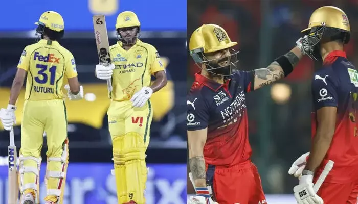 ചിന്നസ്വാമിയിൽ തീപാറും പോരാട്ടം; ടോസ് നേടി ഋതുരാജ്, അടിച്ചുതകർക്കാൻ വിരാട് കോലിയും പടയും; ഭുവനേശ്വർ കുമാറിനെ കാത്തിരിക്കുന്നത് ചരിത്ര റെക്കോർഡ്; ആവേശക്കടലായി ബെംഗളൂരു ചിന്നസ്വാമിയിൽ തീപാറും പോരാട്ടം; ടോസ് നേടി ഋതുരാജ്, അടിച്ചുതകർക്കാൻ വിരാട് കോലിയും പടയും; ഭുവനേശ്വർ കുമാറിനെ കാത്തിരിക്കുന്നത് ചരിത്ര റെക്കോർഡ്; ആവേശക്കടലായി ബെംഗളൂരു